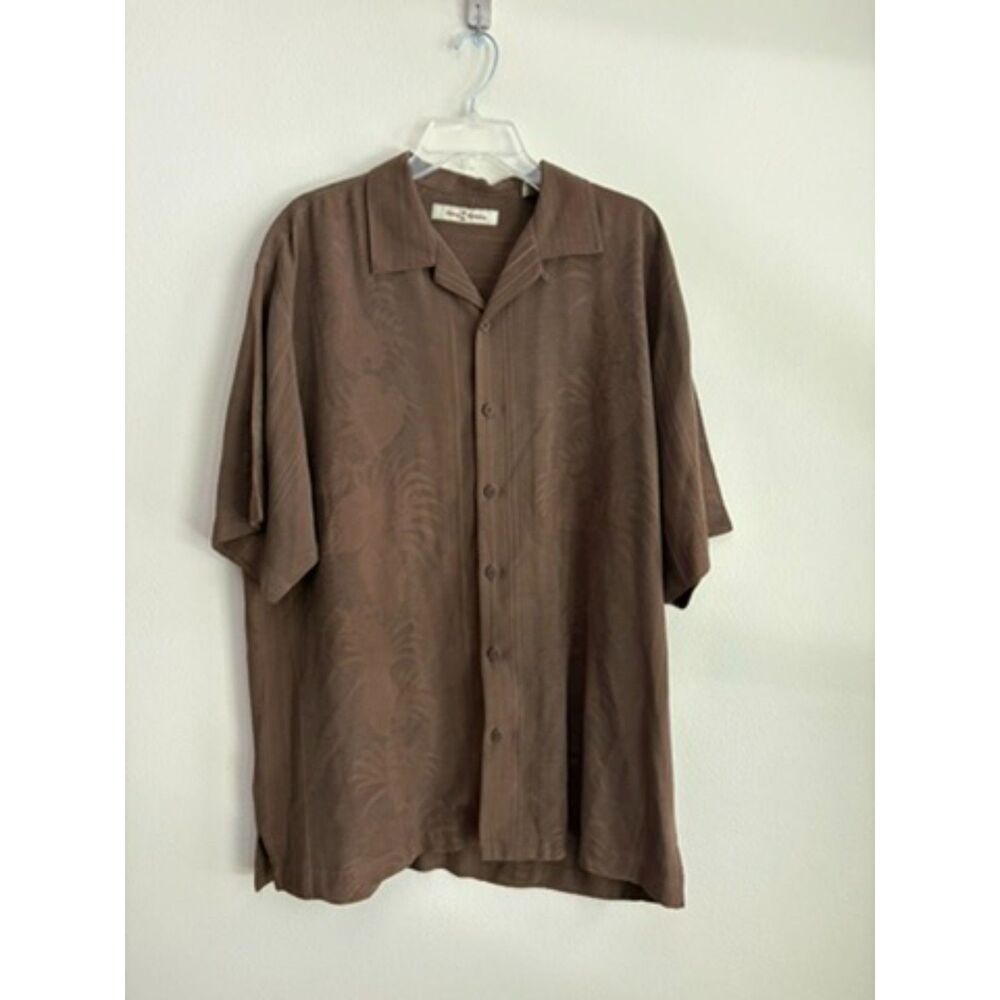Chocolate Brown Tommy Bahama Silk Shirt